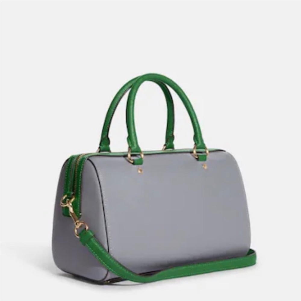 Coach Rowan Satchel Crossbody In Colorblock - Picture 7 of 12